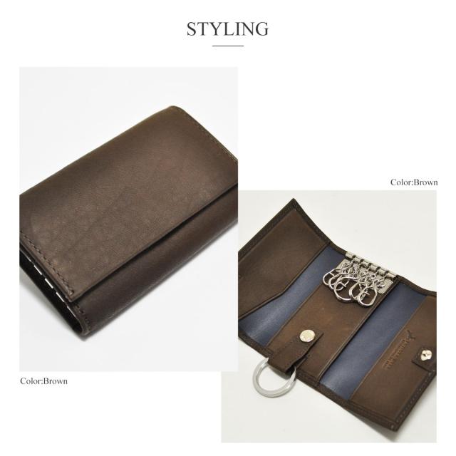 レビュー投稿で+5％還元】イズイット キーケース ディア メンズ 980612