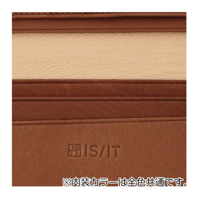 レビュー投稿で+5％還元】イズイット 長財布 かぶせ 本革 メンズ