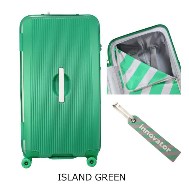 【レビュー投稿で+5％還元】イノベーター スーツケース 100L 79cm 4.9kg BO-8 innovator 交換式キャスター ブレーキシステム デュアロック クリスマス_mp