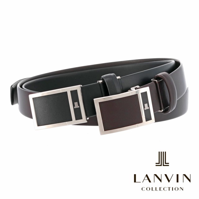 【レビュー投稿で+5％還元】ランバンコレクション ベルト 牛革 本革 レザー メンズ jlmb5240 LANVIN COLLECTION ビジネス 中間フリー プ