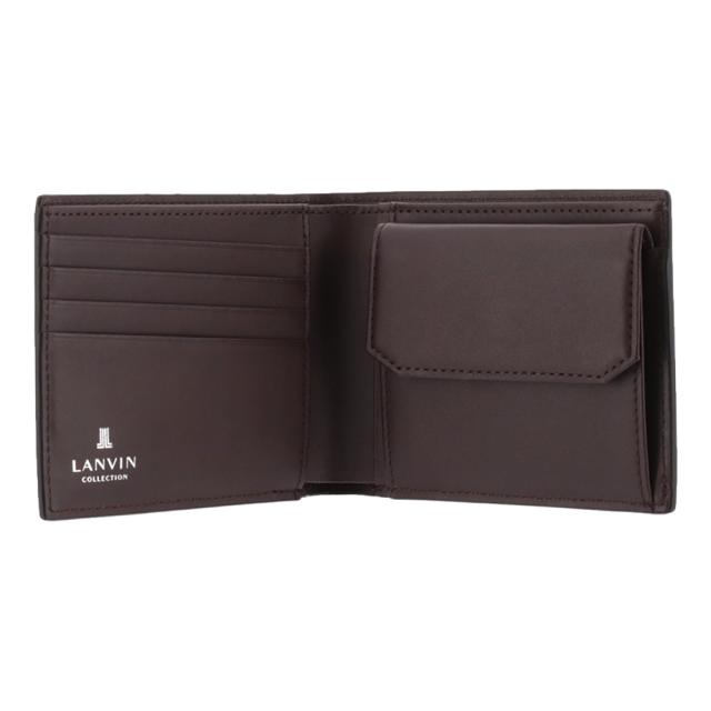 【レビュー投稿で+5％還元】ランバンコレクション 二つ折り財布 クウルールドヴァン 別注カラー JLMW0GS2 LANVIN COLLECTION 牛革 レザー 開運 一粒万倍日 sh_of agesugi_sfa_4