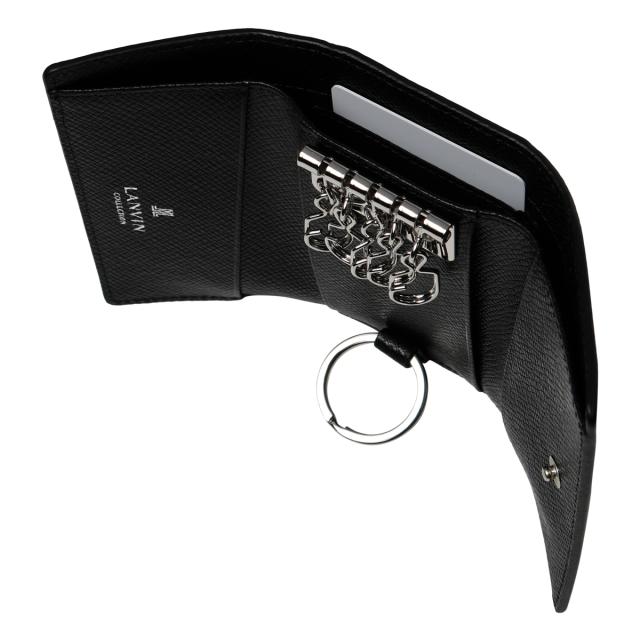 【レビュー投稿で+5％還元】ランバンコレクション キーケース 本革 メンズ ライン JLMW2BK1 LANVIN COLLECTION 札入れ エンボス 牛革 レザー sh_of agesugi_sfa クリスマス_mp レビュー投稿で+5％還元】ランバンコレクション キーケース 本革