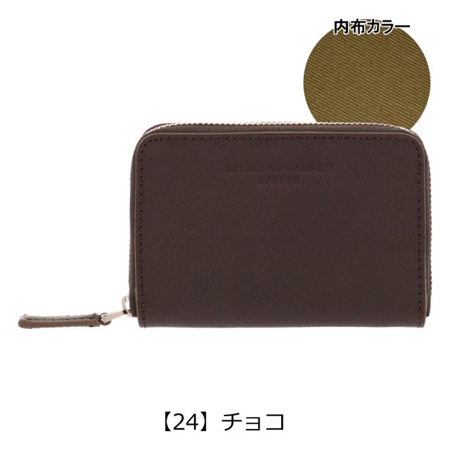 レビュー投稿で+5％還元】キャサリンハムネット 小銭入れ ラウンド