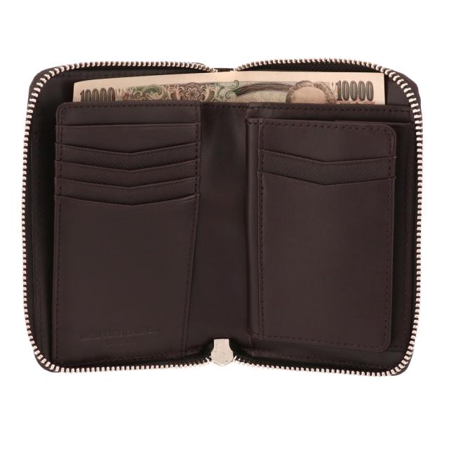 メーカー正規品】キャサリンハムネット 二つ折り財布 メンズ