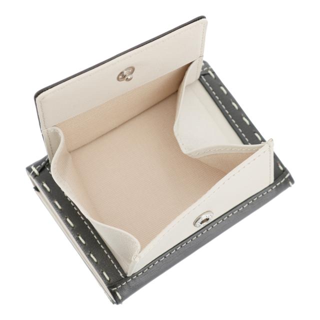 レビュー投稿で+5％還元】キャサリンハムネット 三つ折り財布 ミニ財布