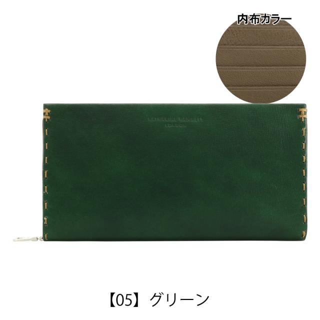 【レビュー投稿で+5％還元】キャサリンハムネット 長財布 ラウンドファスナー カラーテーラードII 490-58707 KATHARINE HAMNETT 牛革 本革 レザー ブランド ギフト プレゼント 開運 一粒万倍日_6