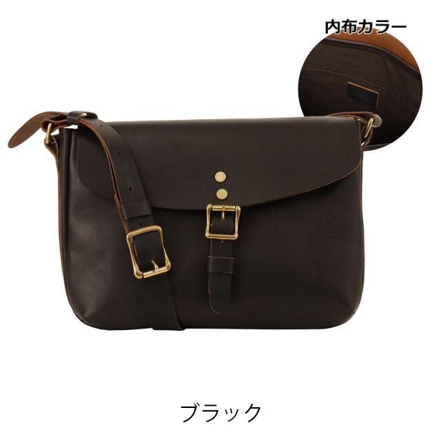 ショルダーバッグ 本革 日本製 キソラ ポストマンショルダー L