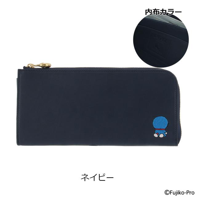 ドラえもん 長財布 新品未使用・高機能収納 ドラえもん 栃木レザー×姫路レザー DOR-50 長財布 ロングウォレット