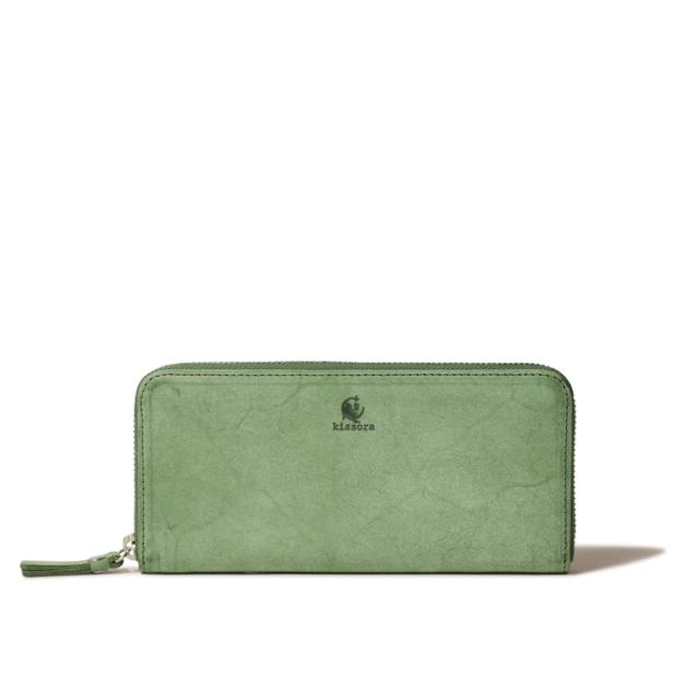 レビュー投稿で+5％還元】キソラ 長財布 ラウンドファスナー アラスカ