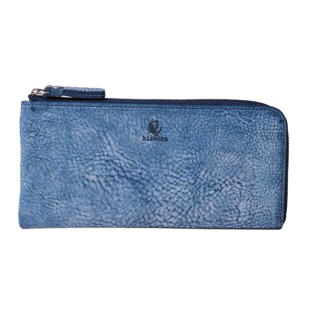 【レビュー投稿で+5％還元】キソラ 長財布 L字ファスナー アラスカ メンズ レディース KIEN-113 日本製 kissora｜本革 レザー 薄い 薄手 開運 一粒万倍日 クリスマス_mp クリスマス_wp レビュー投稿で+5％還元】キソラ 長財布 L字ファスナー アラスカ