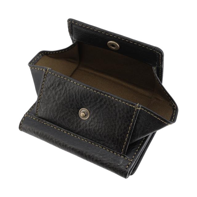 レビュー投稿で+5％還元】キソラ 三つ折り財布 本革 HGナッパ メンズ