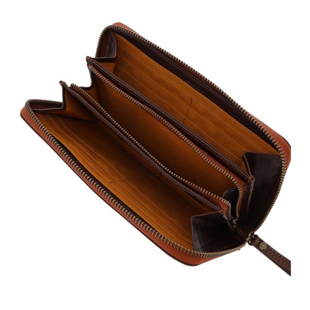 レビュー投稿で+5％還元】キソラ 長財布 ラウンドファスナー 本革 HG