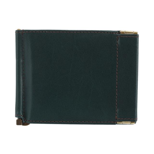 レビュー投稿で+5％還元】キソラ 二つ折り財布 マネークリップ 本革 HG