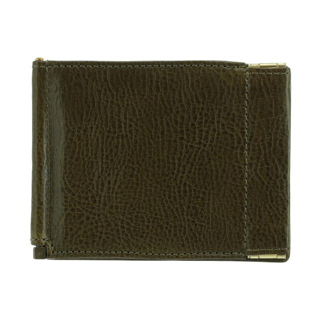 レビュー投稿で+5％還元】キソラ 二つ折り財布 マネークリップ 本革 HG