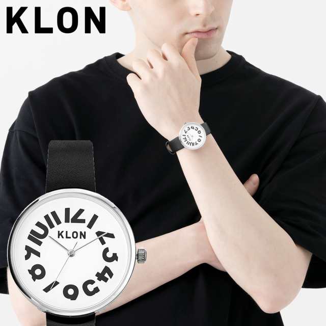 【色: ホワイト】klon 腕時計 クローン 時計 メンズ レディース おしゃれ