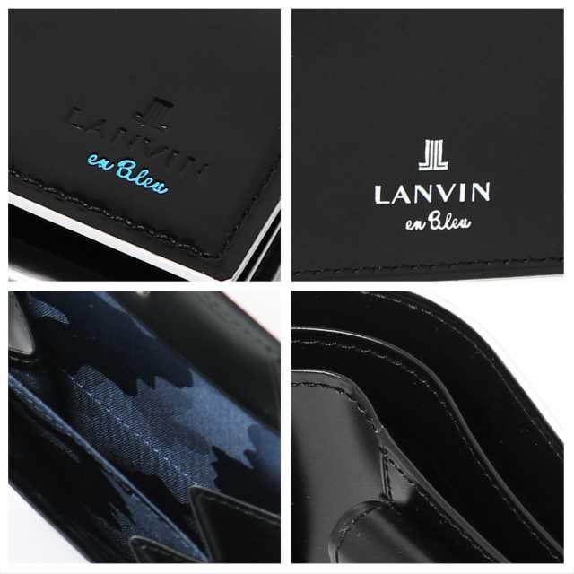【レビュー投稿で+5％還元】ランバンオンブルー 二つ折り財布 サムディ メンズ345190 LANVIN en Bleu｜当社限定 コラボ 別注モデル ミニ財布 牛革 本革 レザー 開運 一粒万倍日 v_other バレンタインの通販は