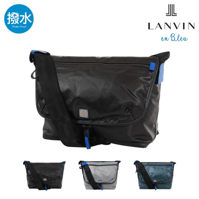【レビュー投稿で+5％還元】ランバンオンブルー ショルダーバッグ メッセンジャーバッグ 肩掛け 撥水 カジュアル 軽量 メンズ 503102 ヘザン LANVIN en Bleu お出掛け 旅行 クリスマス_mp
