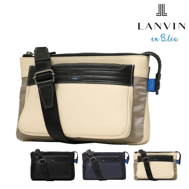 【レビュー投稿で+5％還元】ランバンオンブルー ショルダーバッグ メンズ レイト 511101 LANVIN en Bleu | クラッチバッグ クリスマス_mp