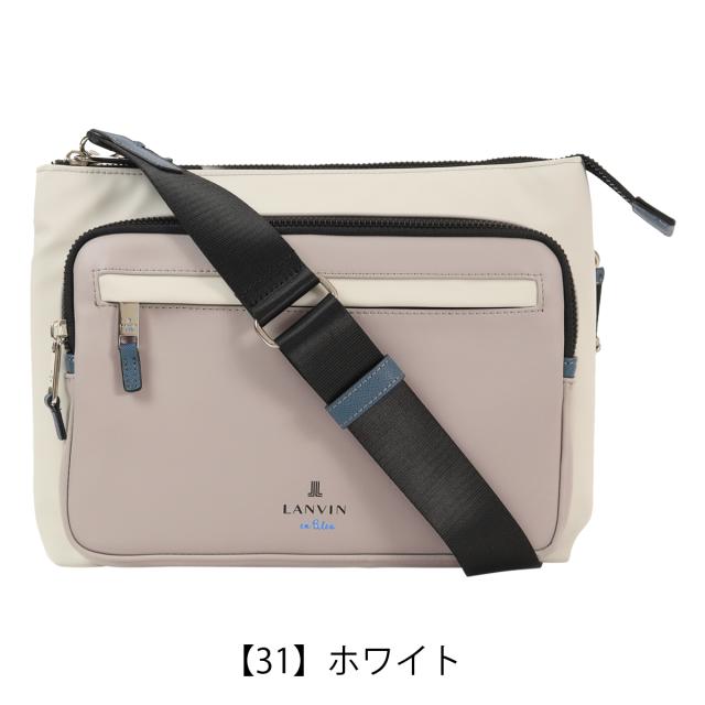 【レビュー投稿で+5％還元】ランバンオンブルー ショルダーバッグ 斜め掛け 横型 515112 ドレッセ LANVIN en Bleu カジュアル 耐水性_11