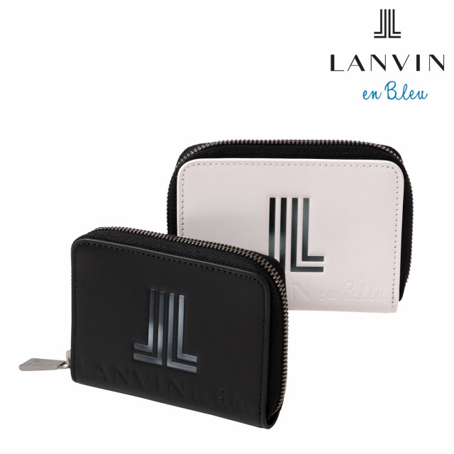 ランバンオンブルー キーケース ラウンドファスナー 4連 大きめ 鍵入れ メンズ 515602 スウィッシュ LANVIN en Bleu 牛革 本革 レザー