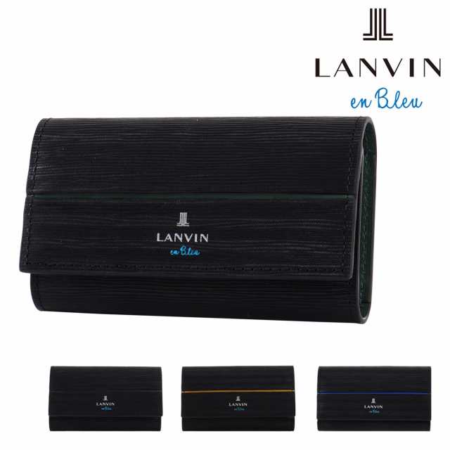 【レビュー投稿で+5％還元】ランバンオンブルー キーケース ロージュ 516602 LANVIN en Bleu カードケース ささマチ 型押し牛革 メンズ