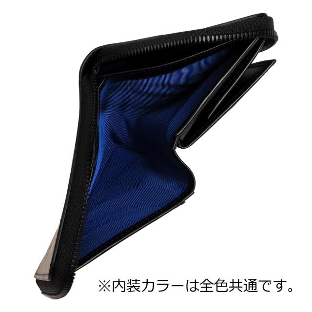 【レビュー投稿で+5％還元】ランバンオンブルー 二つ折り財布 財布 二つ折り ミドルウォレット セミ長財布 小銭入れ付き 519604 ディアブロ LANVIN en Bleu 牛革 本革 レザー_4
