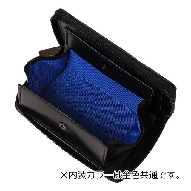 【レビュー投稿で+5％還元】ランバンオンブルー 二つ折り財布 財布 二つ折り ミドルウォレット セミ長財布 小銭入れ付き 519604 ディアブロ LANVIN en Bleu 牛革 本革 レザー_5