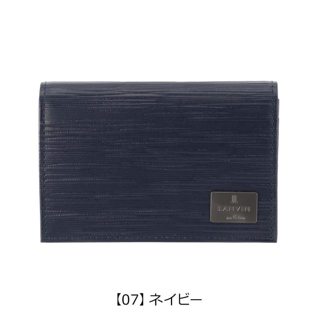 【レビュー投稿で+5％還元】ランバンオンブルー 名刺入れ カードケース メンズ アドニス LANVIN en Bleu 当社限定カラー ささマチ 本革 牛革 レザー ブランド 大人 ギフト プレゼント_11