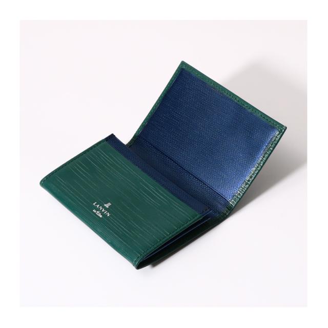 【レビュー投稿で+5％還元】ランバンオンブルー 名刺入れ カードケース メンズ アドニス LANVIN en Bleu 当社限定カラー ささマチ 本革 牛革 レザー ブランド 大人 ギフト プレゼント_4