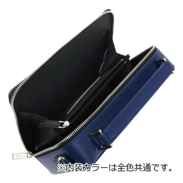 【レビュー投稿で+5％還元】ランバンオンブルー ショルダーバッグ A5 本革 フィズ 521222 LANVIN en Bleu | ミニショルダー 型押し エンボス 牛革 レザー_5