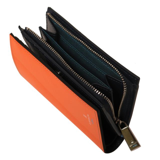 【レビュー投稿で+5％還元】ランバンオンブルー 二つ折り財布 パーシャル メンズ 555614 LANVIN en Bleu 牛革 本革 レザー 開運 一粒万倍日_6