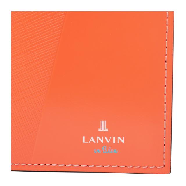 【レビュー投稿で+5％還元】ランバンオンブルー 二つ折り財布 パーシャル メンズ 555614 LANVIN en Bleu 牛革 本革 レザー 開運 一粒万倍日_8