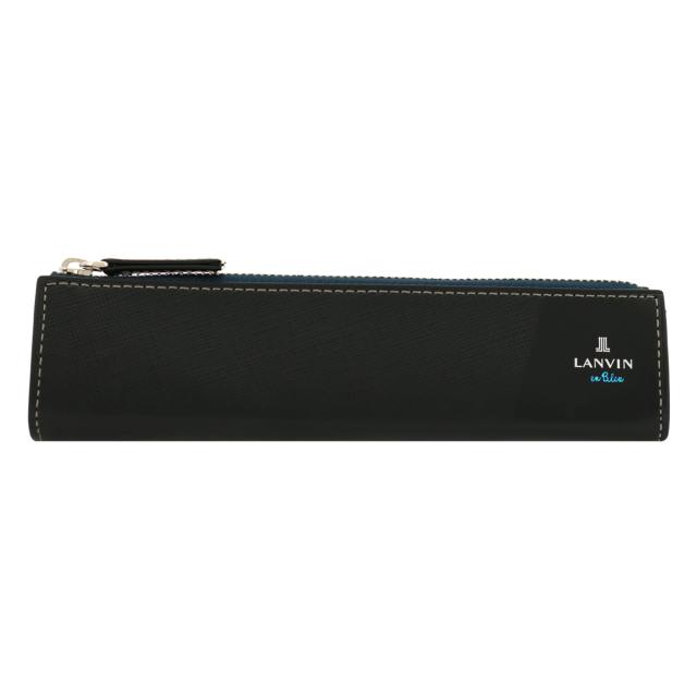 【レビュー投稿で+5％還元】ランバンオンブルー ペンケース 筆箱 革 ブランド メンズ パーシャル 555618 LANVIN en Bleu 本革 牛革 レザー おしゃれ_1
