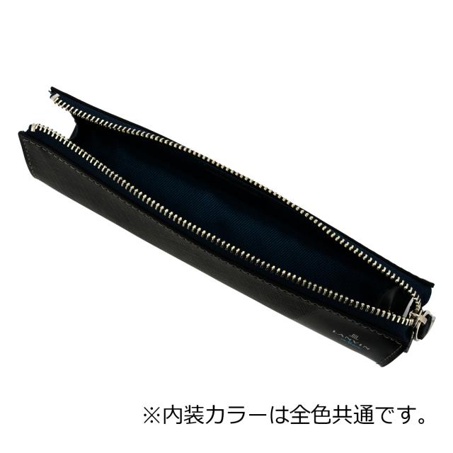 【レビュー投稿で+5％還元】ランバンオンブルー ペンケース 筆箱 革 ブランド メンズ パーシャル 555618 LANVIN en Bleu 本革 牛革 レザー おしゃれ_5