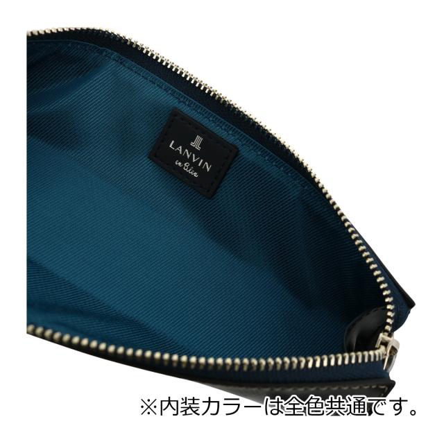【レビュー投稿で+5％還元】ランバンオンブルー ペンケース 筆箱 革 ブランド メンズ パーシャル 555618 LANVIN en Bleu 本革 牛革 レザー おしゃれ_6