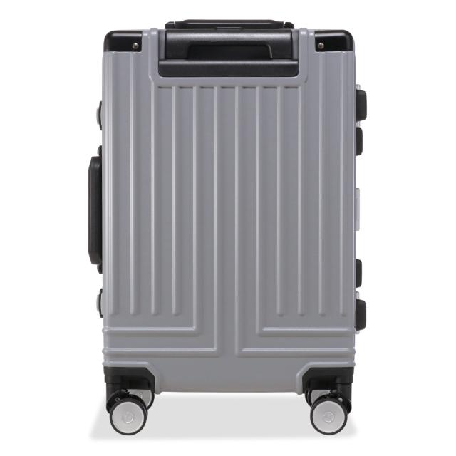 【レビュー投稿で+5％還元】ランバンオンブルー スーツケース 機内持ち込み 32L 49cm 3.4kg 当社限定色グレー ヴィラージュ 595313 LANVIN en Bleu｜汚れ防止カバー付き フレーム キャリーケース キャリーバッグ ビジネスキャリー 軽量 静音 旅行 クリスマス_mp