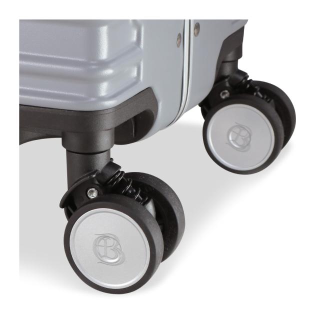 【レビュー投稿で+5％還元】ランバンオンブルー スーツケース 機内持ち込み 32L 49cm 3.4kg 当社限定色グレー ヴィラージュ 595313 LANVIN en Bleu｜汚れ防止カバー付き フレーム キャリーケース キャリーバッグ ビジネスキャリー 軽量 静音 旅行 クリスマス_mp