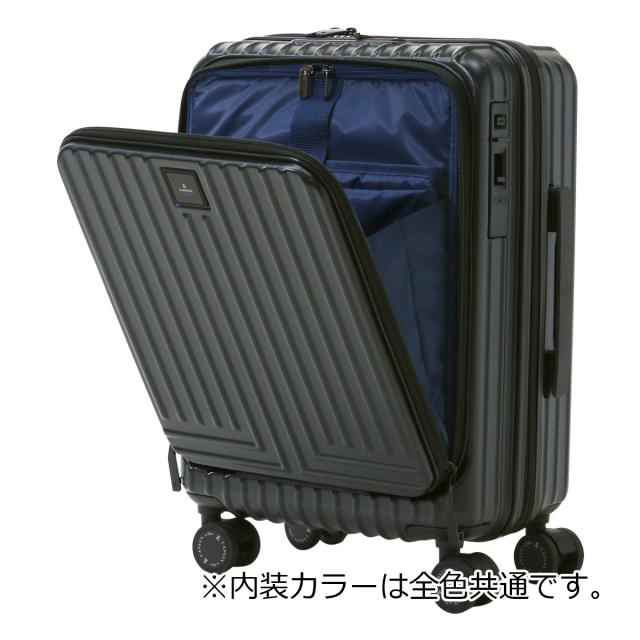 【レビュー投稿で+5％還元】ランバンオンブルー スーツケース 機内持ち込み 36L 49cm ヴィラージュ 595315 LANVIN en Bleu｜ハード ジッパー キャリーケース キャリーバッグ ビジネスキャリー スクエア 軽量 静音 旅行_9