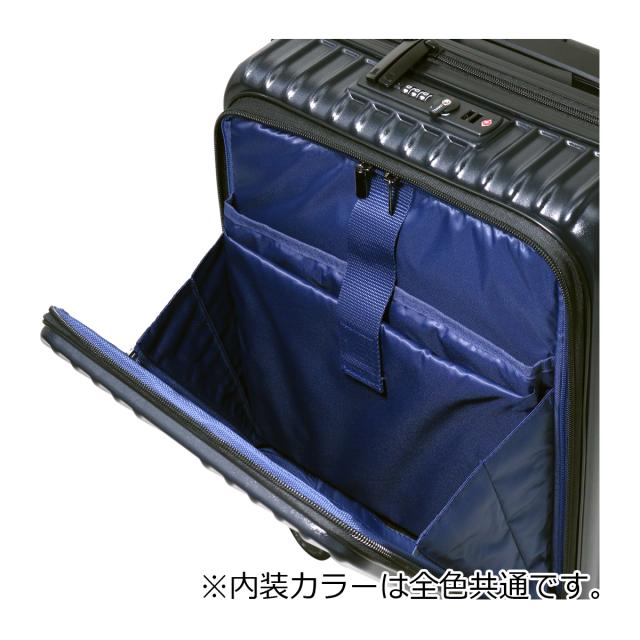 【レビュー投稿で+5％還元】ランバンオンブルー スーツケース 機内持ち込み 36L 49cm ヴィラージュ 595315 LANVIN en Bleu｜ハード ジッパー キャリーケース キャリーバッグ ビジネスキャリー スクエア 軽量 静音 旅行_10