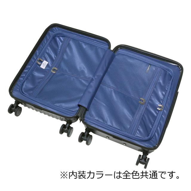 【レビュー投稿で+5％還元】ランバンオンブルー スーツケース 機内持ち込み 36L 49cm ヴィラージュ 595315 LANVIN en Bleu｜ハード ジッパー キャリーケース キャリーバッグ ビジネスキャリー スクエア 軽量 静音 旅行_12