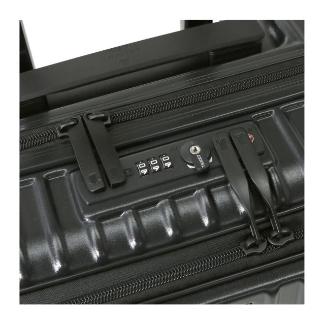 【レビュー投稿で+5％還元】ランバンオンブルー スーツケース 機内持ち込み 36L 49cm ヴィラージュ 595315 LANVIN en Bleu｜ハード ジッパー キャリーケース キャリーバッグ ビジネスキャリー スクエア 軽量 静音 旅行_6