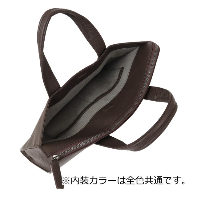 【レビュー投稿で+5％還元】ランバンコレクション トートバッグ ブリーフケース クラッチブリーフ PC収納 PCバッグ ビジネス カジュアル メンズ 日本製 288521 ルーヴル LANVIN COLLECTION 牛革 本革 レザー_5