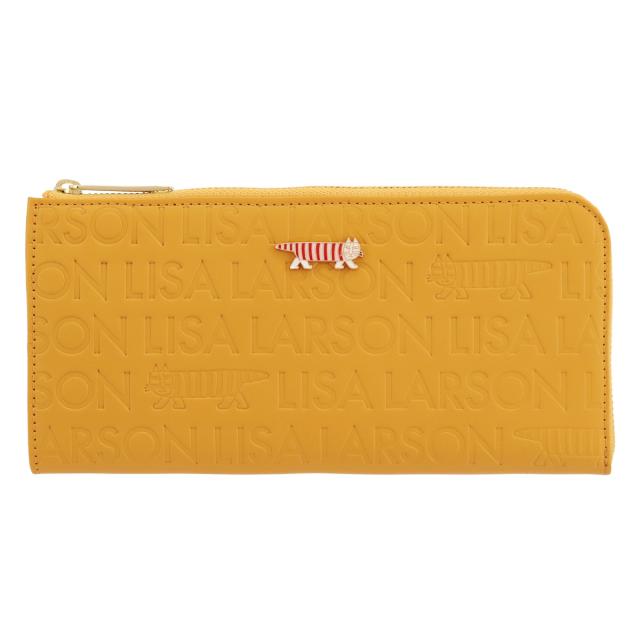 【レビュー投稿で+5％還元】リサラーソン 長財布 L字ファスナー 本革 レディース LTLM06 LISA LARSON リサ・ラーソン 牛革 レザー エンボス 型押し 猫 マイキー 開運 一粒万倍日 クリスマス_mp クリスマス_wp レビュー投稿で+5％還元】リサラーソン 長財布 L字ファスナー 本革