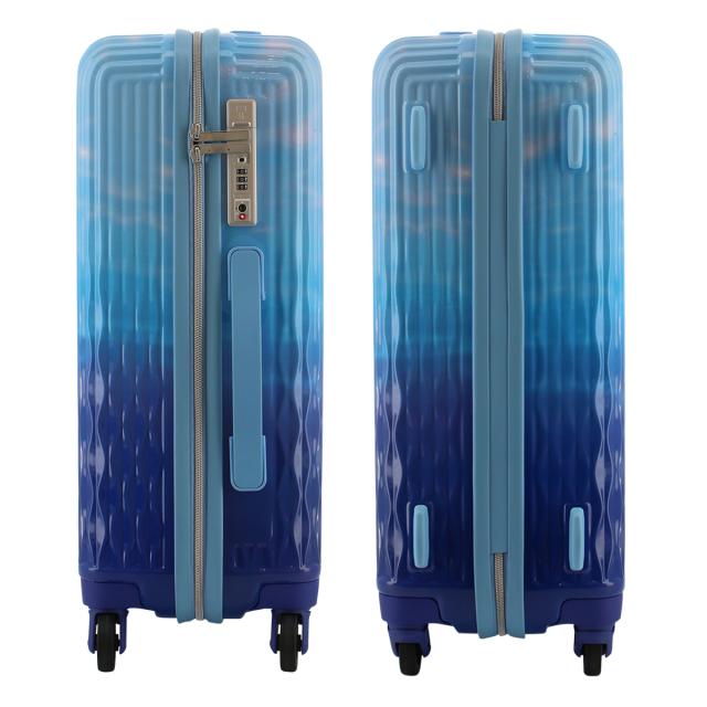 【レビュー投稿で+5％還元】シフレ スーツケース 43L 55cm 3.4kg TSAロック ルナルクス LUN2116K-55 Siffler 抗菌加工 旅行 キャリーケース ハードキャリー セット かわいい おしゃれ グラデーション カラフル ミニトランク付き クリスマス_mp