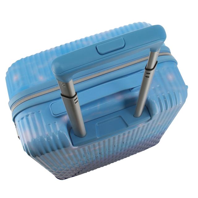 【レビュー投稿で+5％還元】シフレ スーツケース 43L 55cm 3.4kg TSAロック ルナルクス LUN2116K-55 Siffler 抗菌加工 旅行 キャリーケース ハードキャリー セット かわいい おしゃれ グラデーション カラフル ミニトランク付き クリスマス_mp