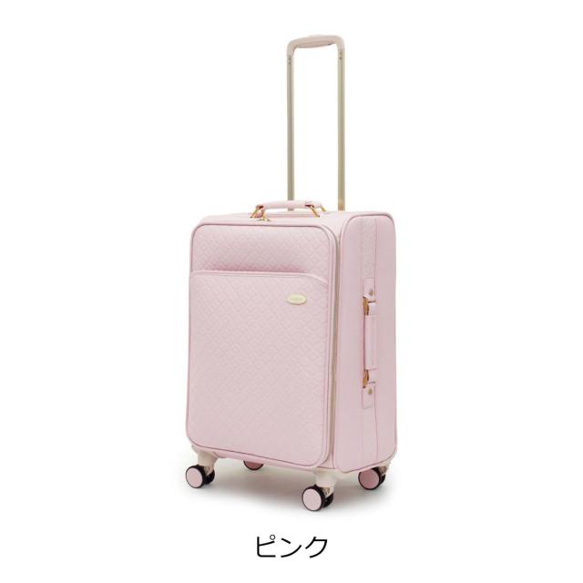 【レビュー投稿で+5％還元】シフレ ルナルクス スーツケース 45L 52cm 3.9kg レディース ソフトキャリー LUN3117-M Siffler LUNALUX Couleur｜キャリーバッグ キャリーケース 4輪ダブルキャスター TSAロック南京錠 かわいい おしゃれ カラフル クルール