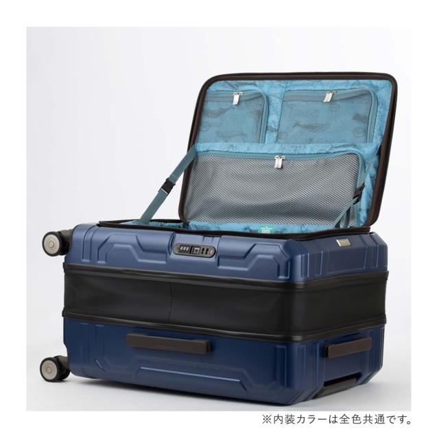 【レビュー投稿で+5％還元】レジェンドウォーカー スーツケース 108L 69cm 5.1kg 5525-69 LEGEND WALKER BLUE WHALE｜大型 海外旅行 ハードキャリー ファスナー キャリーケース キャリーバッグ フロントオープン カップホルダー 拡張 軽量 クリスマス_mp