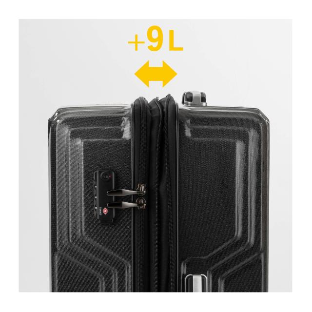 【レビュー投稿で+5％還元】レジェンドウォーカー スーツケース 拡張機能付き 89L 98L 70cm 3.7kg ブレイド 超軽量PCファイバー 5604-70 LEGENDWALKER BLADE Ultralight｜ハード ファスナー キャリーケース キャリーバッグ 防犯ファスナー エキスパンダブル 1年保証_mp