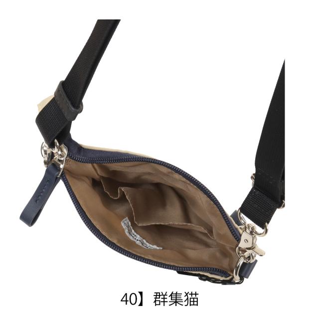 【レビュー投稿で+5％還元】マンハッタナーズ ショルダーバッグ 猫 レディース 71-2470 アベニュー MANHATTANER'S ミニショルダー スマホショルダー 貴重品 旅行 軽量 ねこ ネコの通販は