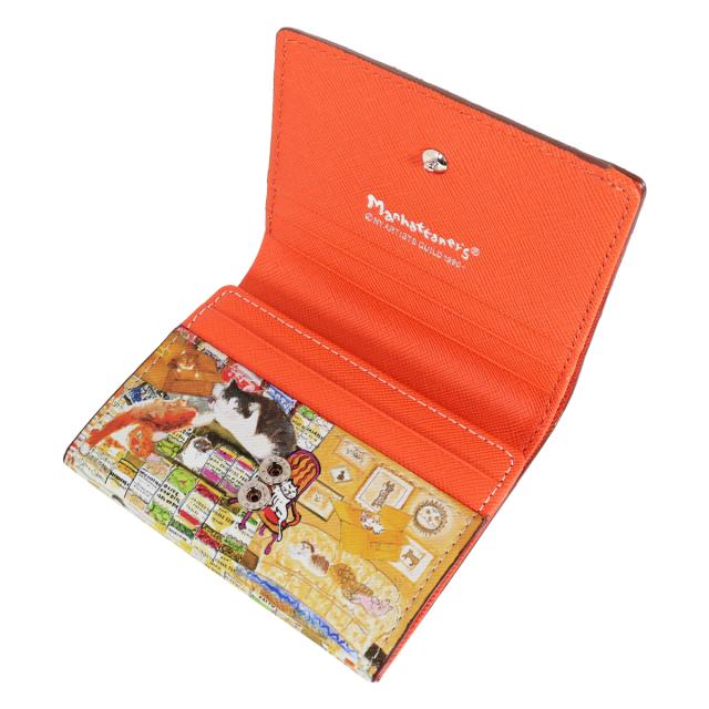 レビュー投稿で+5％還元】マンハッタナーズ 二つ折り財布 ライブリー